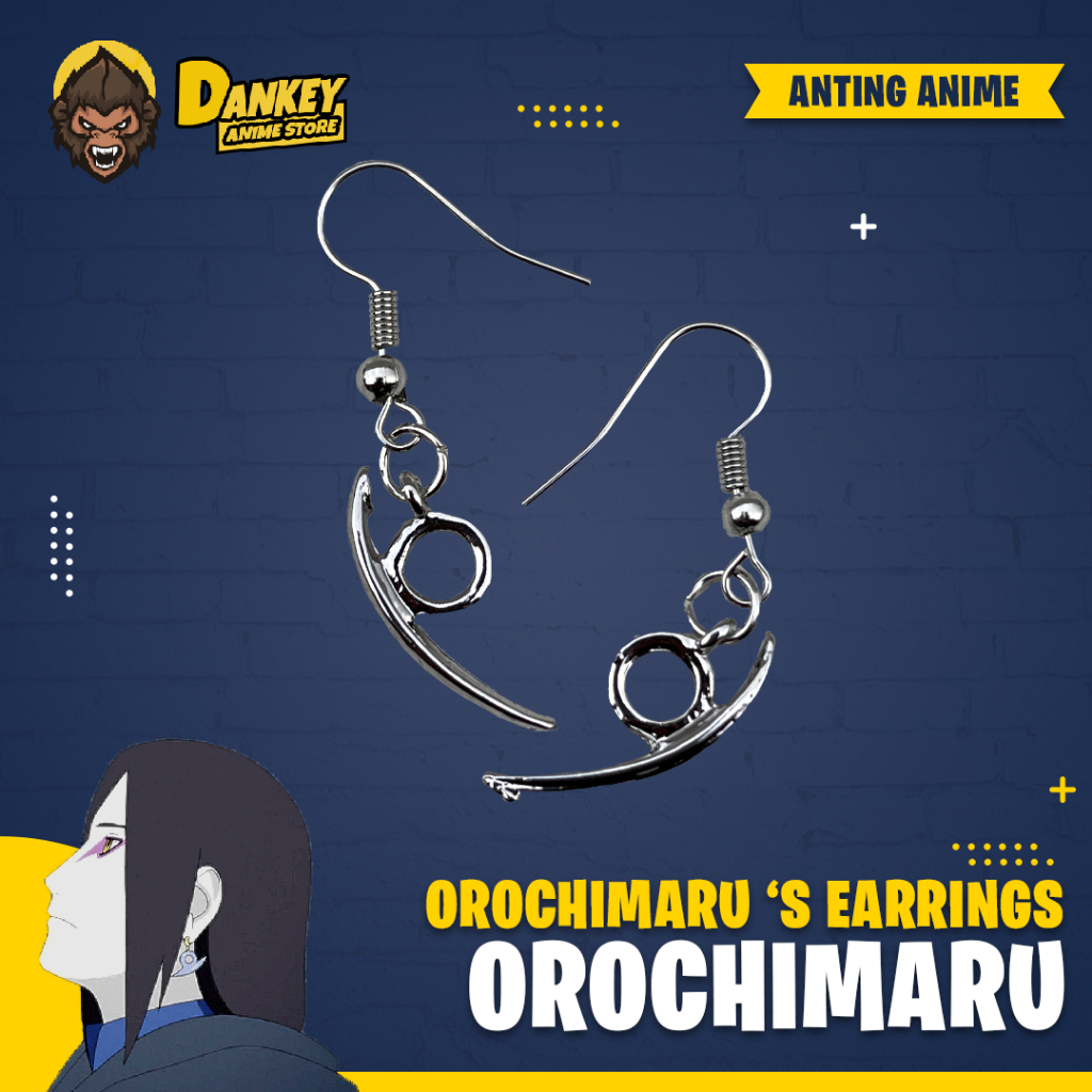 Anting Orochimaru Cosplay Anime Naruto Shippudden