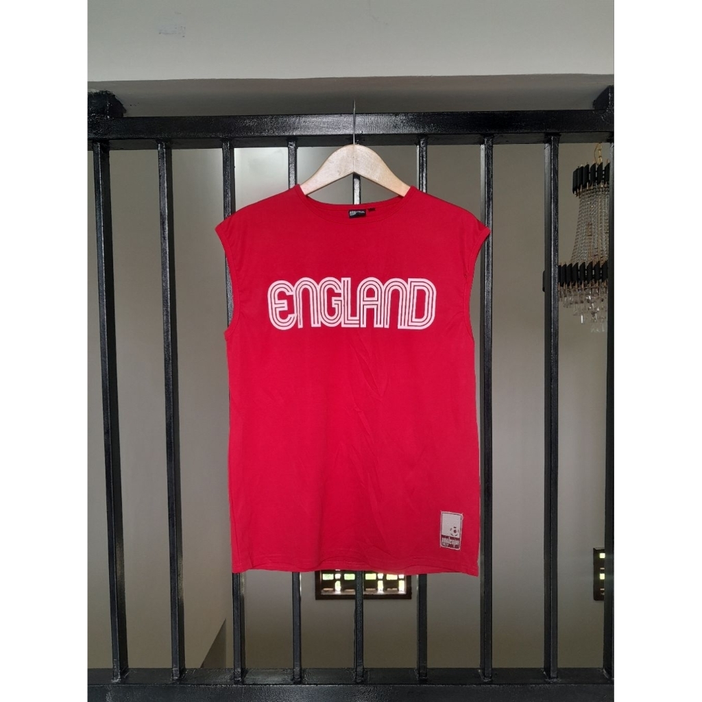 7 England Addictive Soccer Muscle Training Jersey Football Beckham Supporter