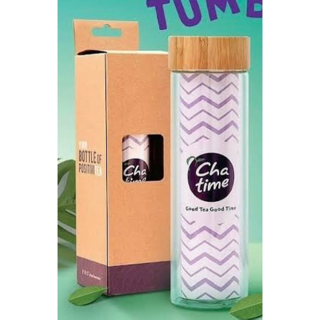 Tumbler New Chatime tumbler kaca tumbler praktis tumbler murah tumbler bubble tumbler minuman bubble