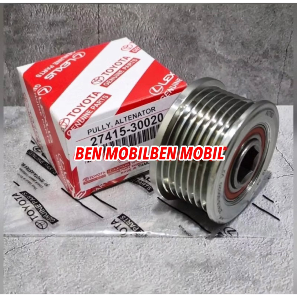 Pulley Pully Alternator INNOVA INOVA HILUX FORTUNER DIESEL 7PK IMPORT 27415-30020 - BEN MOBIL