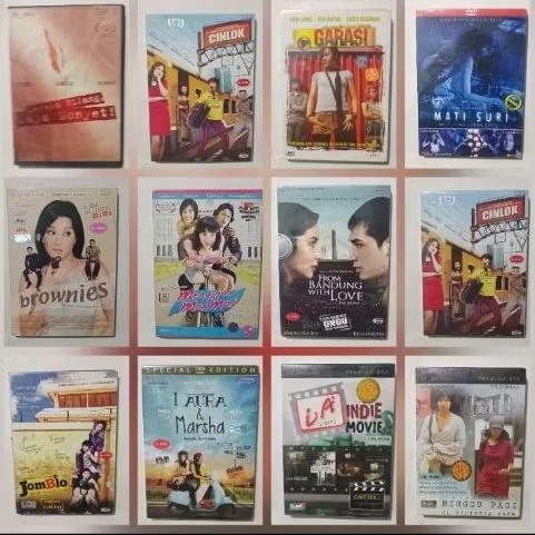 DVD VCD Film Indonesia Gie/Garasi DLL Baru/Bekas Original