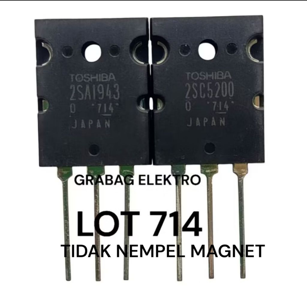 TOSHIBA 5200+1943 LOT 714