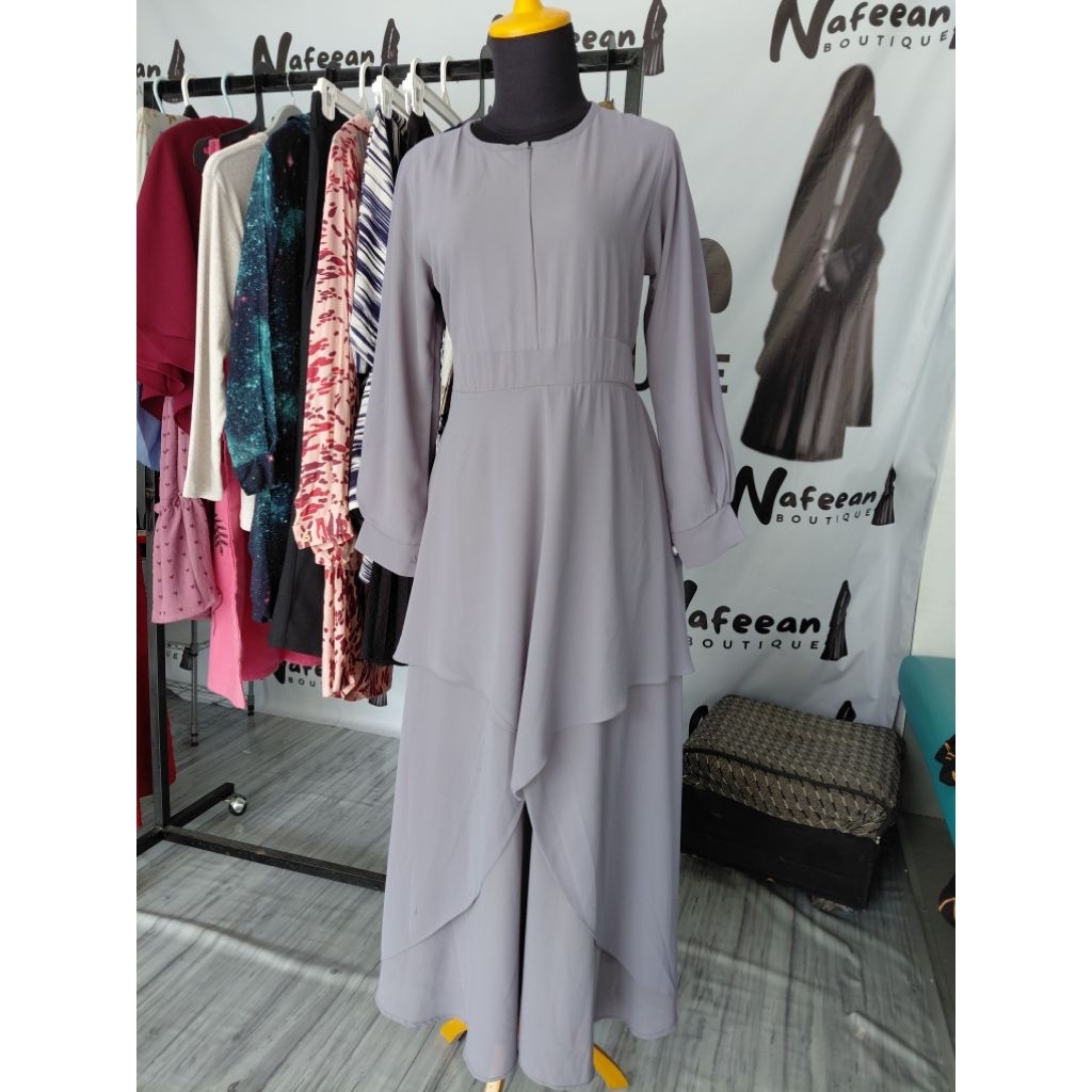 Gamis Preloved size Kecil bahan ceruty premium