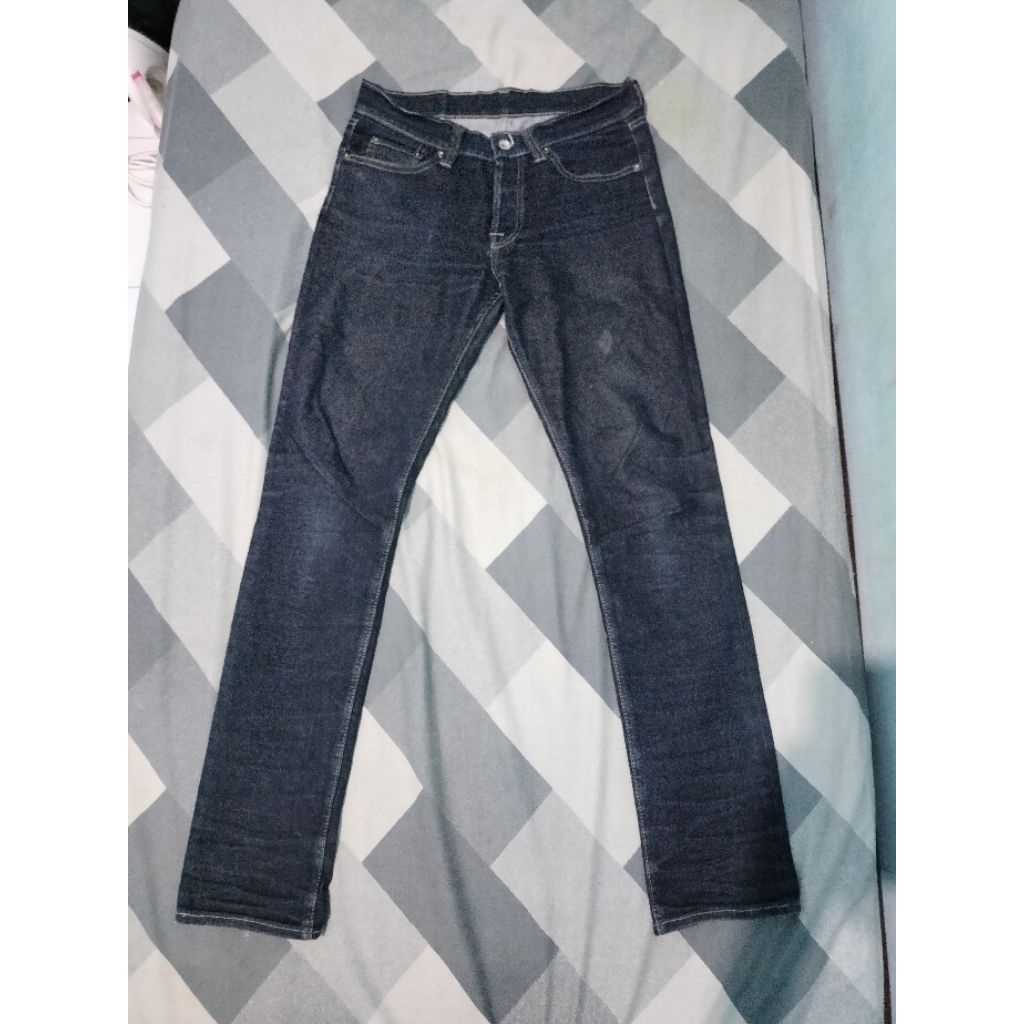 CELANA DENIM MISCHIEF INDIGO X BLACK 14 OZ (NOT LEVIS, OLDBLUE, WINGMAN, SAGE OR NUDIE JEANS)