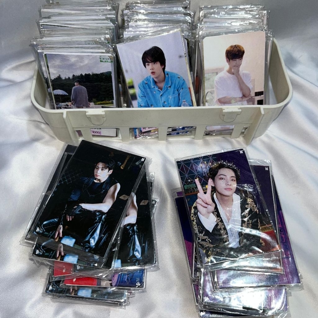 [SERBA SERIBU] Photocard BTS In The Soop & Season's Greetings dapat 7 lembar member RM Jin Suga Jhop