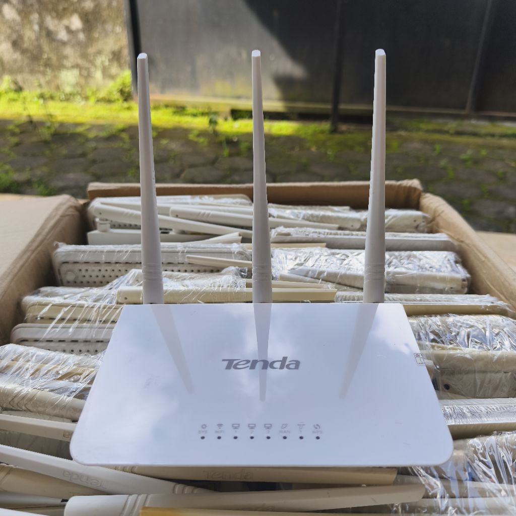 Wireless Router Tenda F3 V6 Bekas Tanpa Adaptor