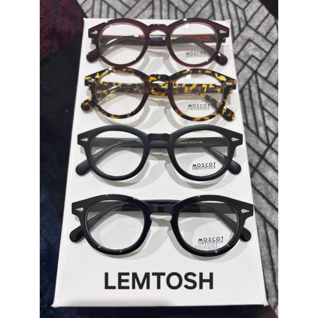 TERMURAH  Kacamata Moscot LEMTOSH Bulat Size Medium
