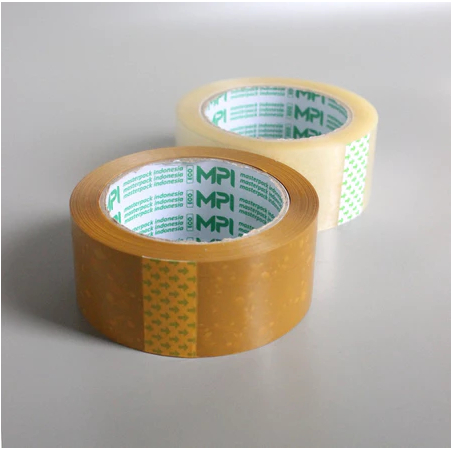Lakban Tape Isolasi Solatipe Bening Coklat Kertas Perekat Kertas Poster Premium