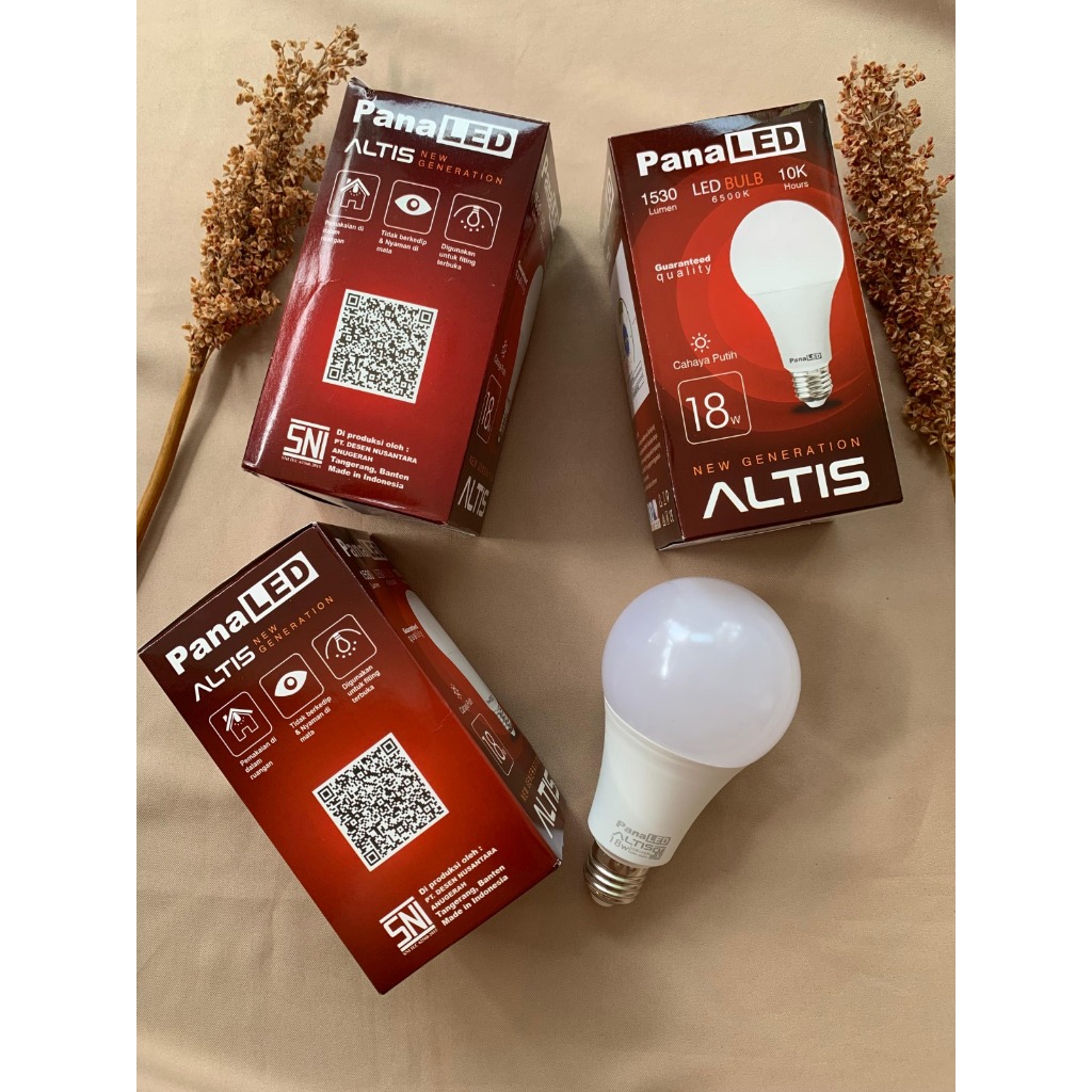 Panaled Altis 18 Watt Bohlam Lampu LED 18W W cahaya putih