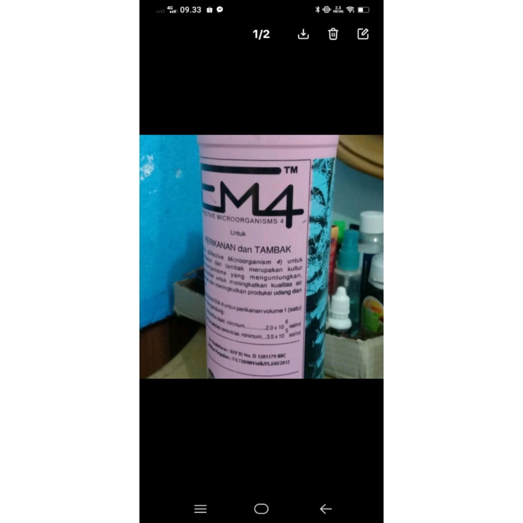 probiotik em4, poc, perikanan dan tambak