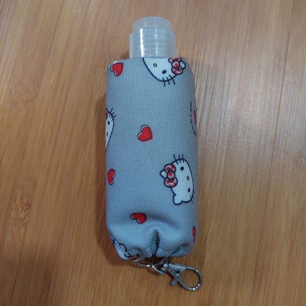 Hand Sanitizer Case Hello Kitty Free Botol Isi Ulang / Sarung Gantungan Hand Sanitizer Cantolan Tas 
