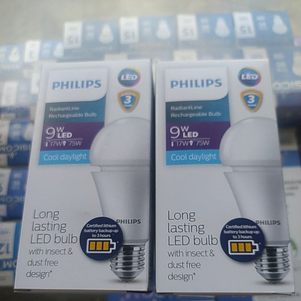 lampu emergency philips 9 watt