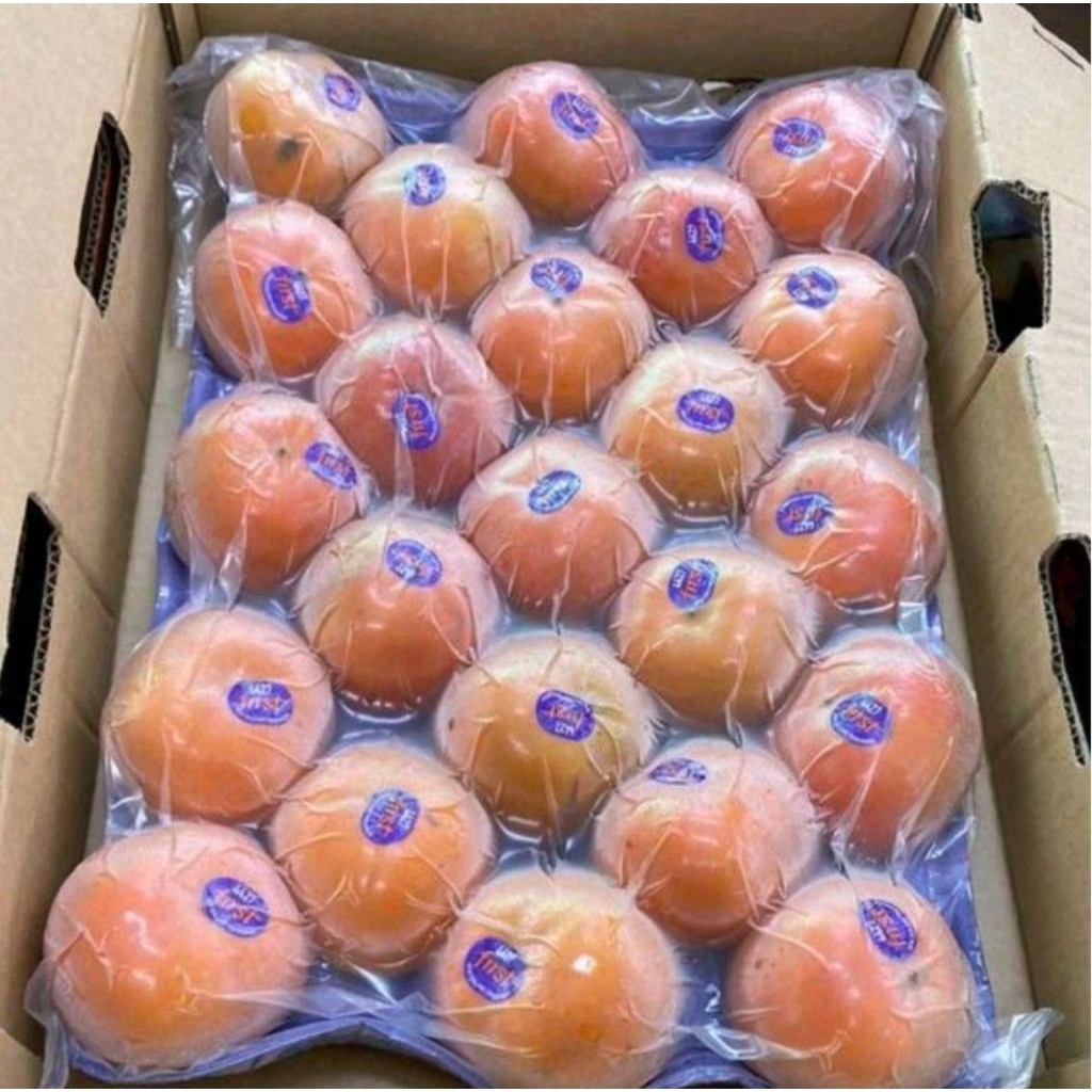

Buah perismon import new Zealand kesemek import super fresh gift dus