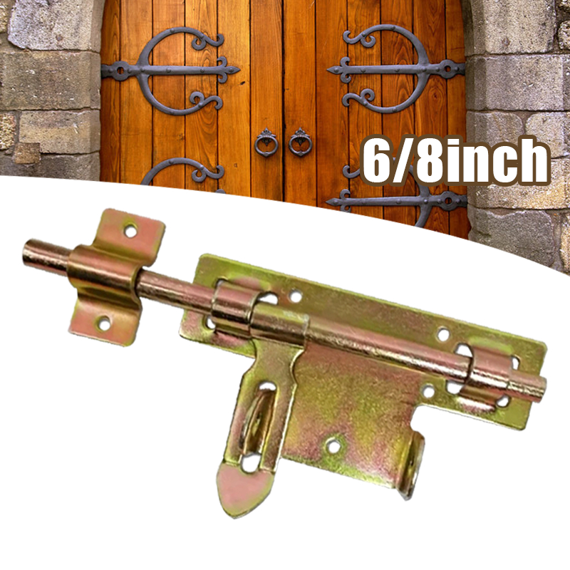 6/8inch Grendel Gembok Besar Selot Pagar Besi Grendel Dan Gembok