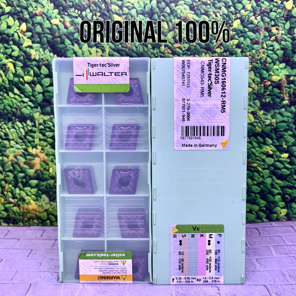 Insert CNMG 160612 merk Walter original baru..CNMG 16 06 12