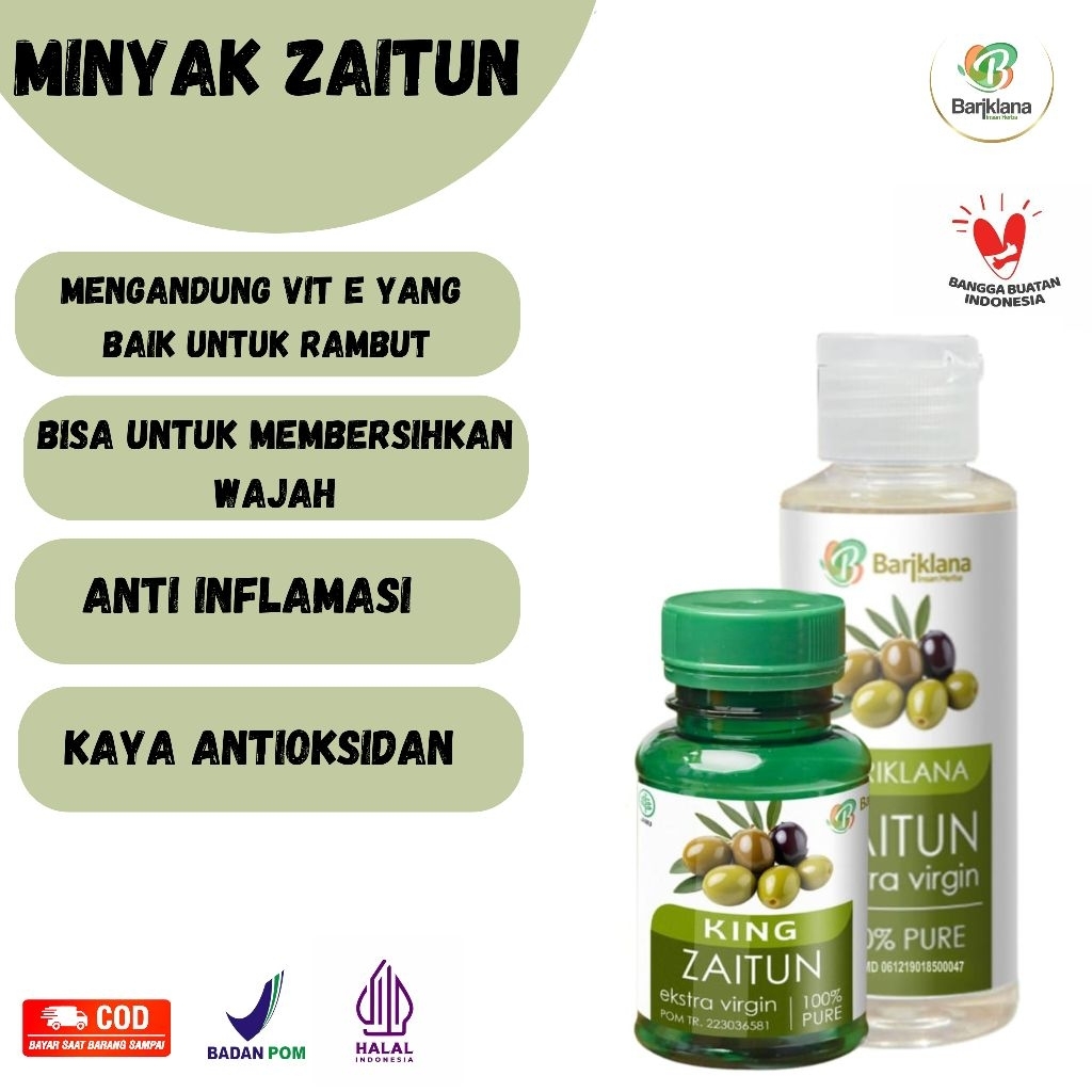 

[BISA COD + GARANSI] MINYAK ZAITUN ekstra virgin olive oil