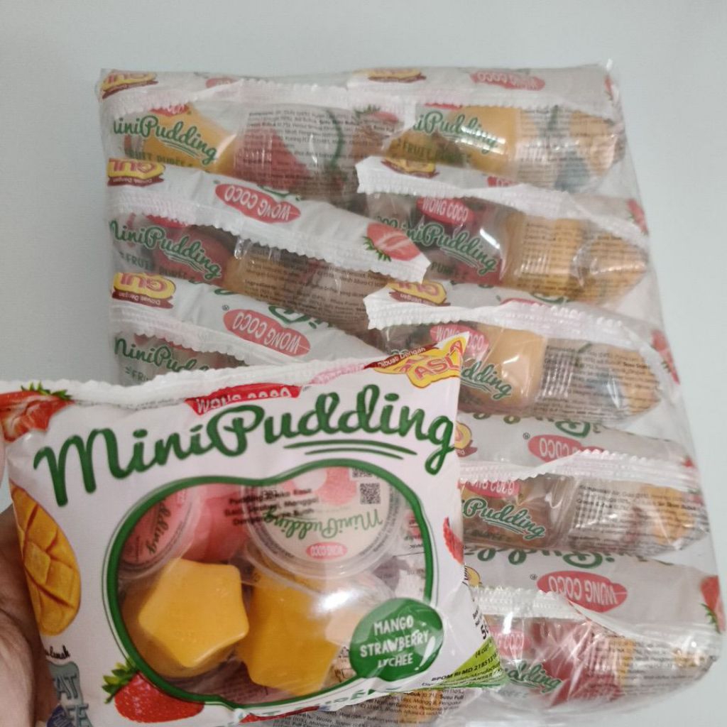 

WONG COCO MINI PUDING PER BAG ISI 4PCS X 10PACK