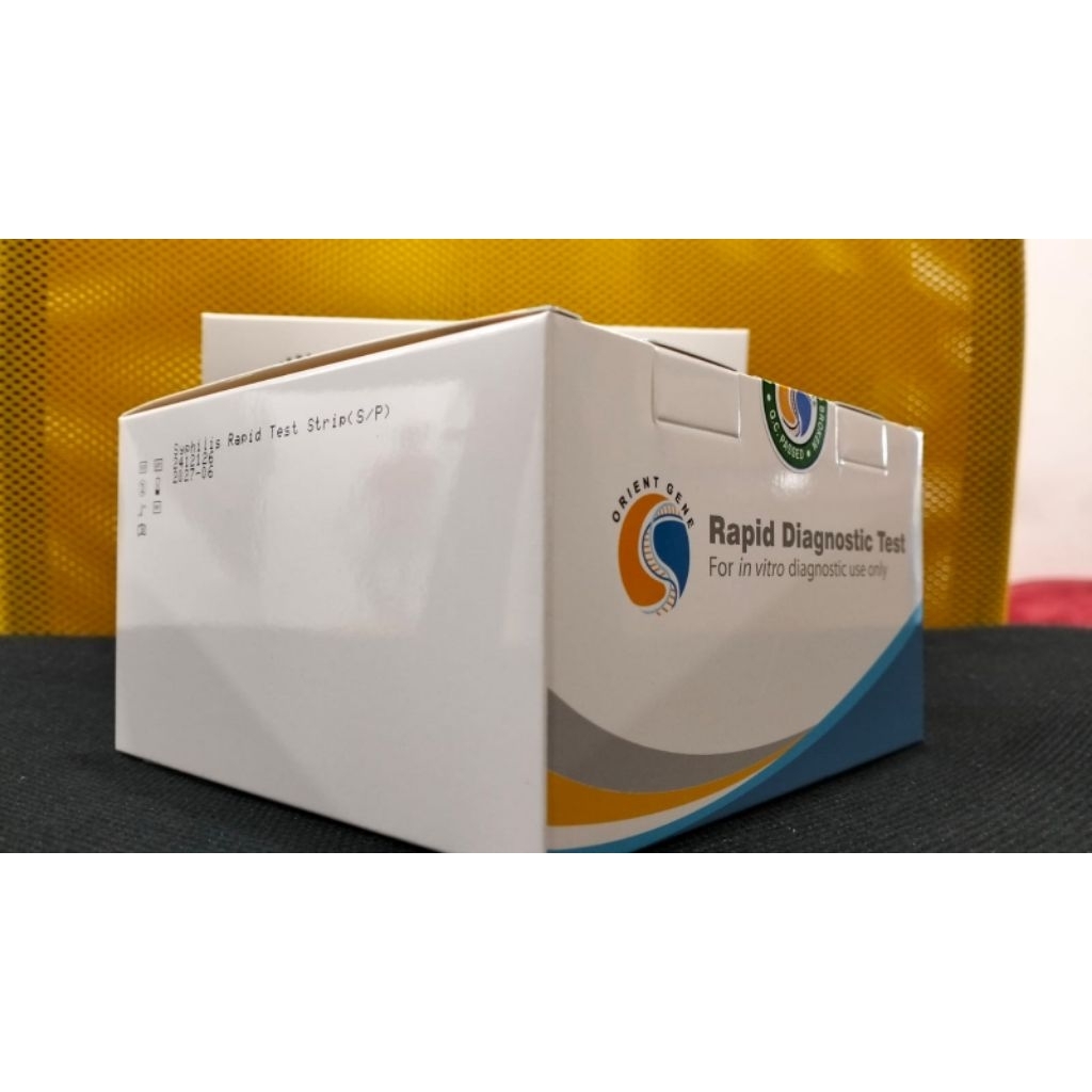 Jual Rapit Test Syphilis Strip Orient Gene / Test Sifilis Isi 50