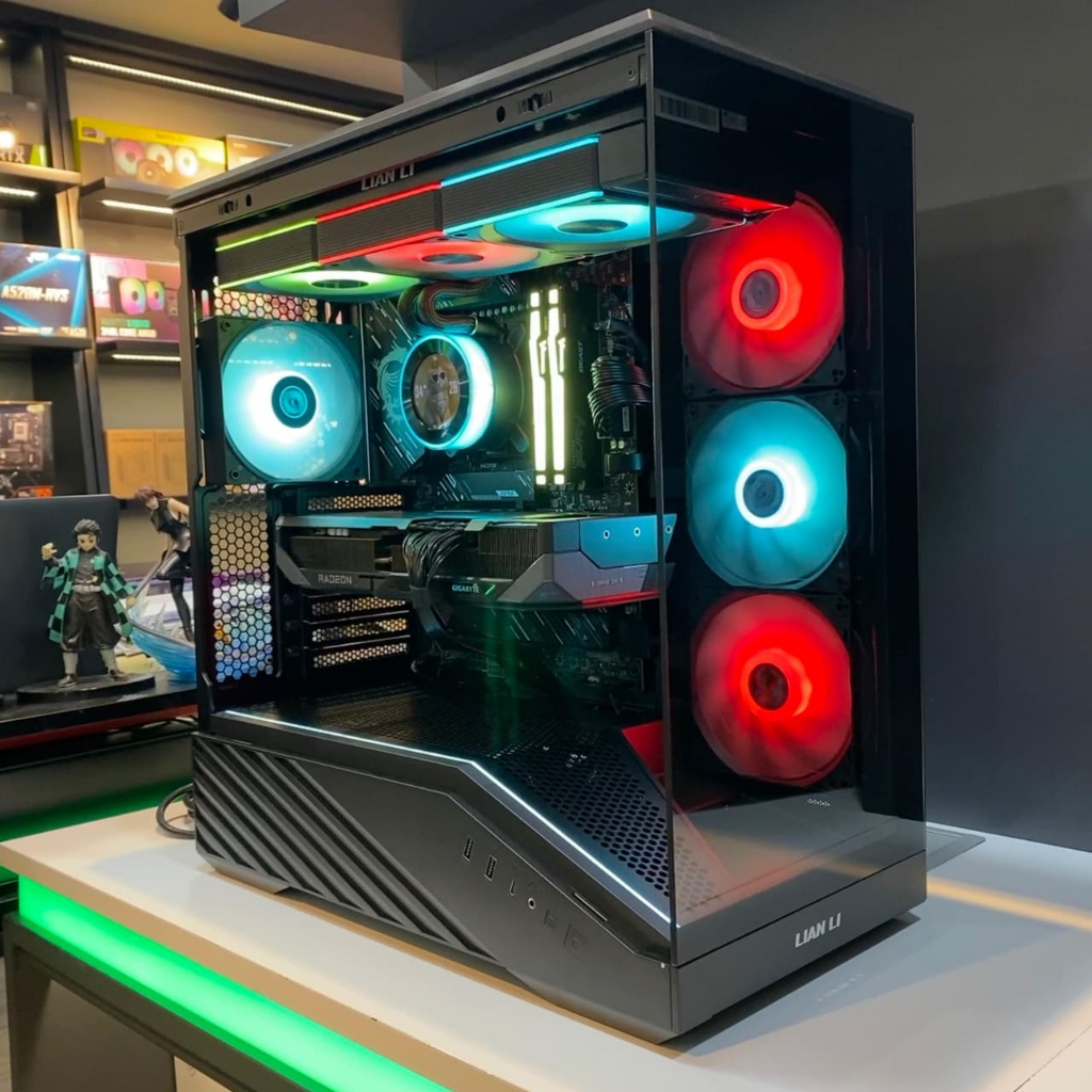 PC RAKITAN - GAMING RIG | LIAN LI VECTOR V100R | AMD RYZEN 7 9800X3D | X870E | RADEON RX 9070 XT | 7