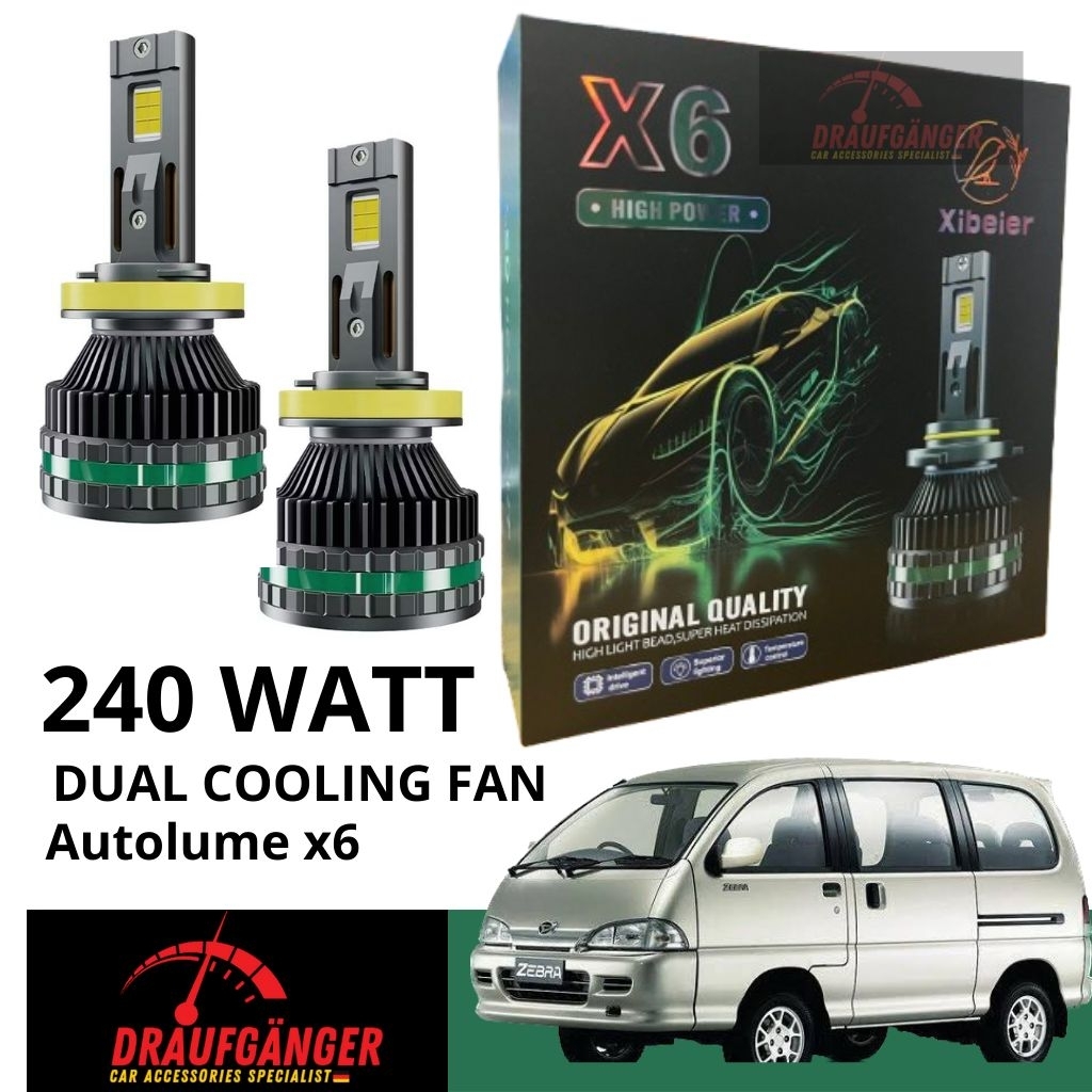 LED Headlight Espass 240 Watt Autolume X6 Original PnP Daihatsu Espass