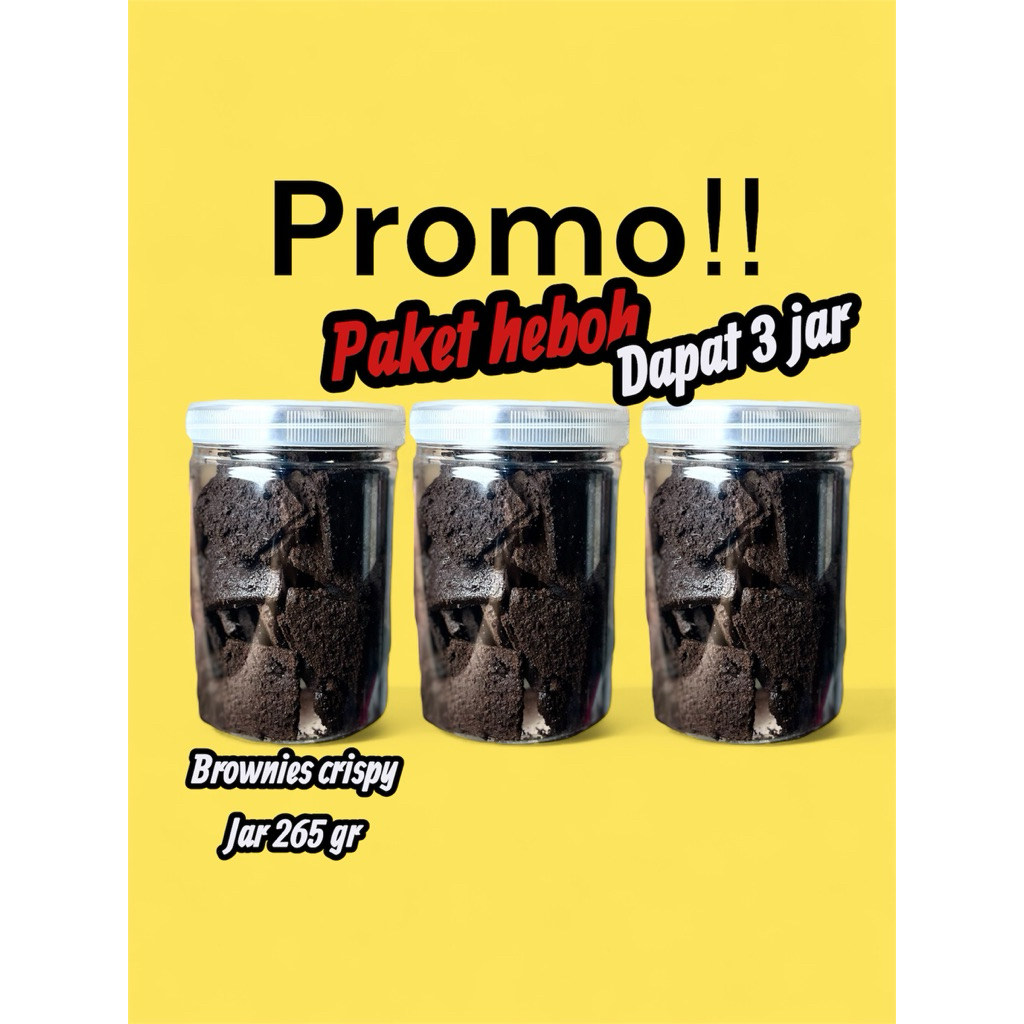 

Brownies crispy dapat 3 promo