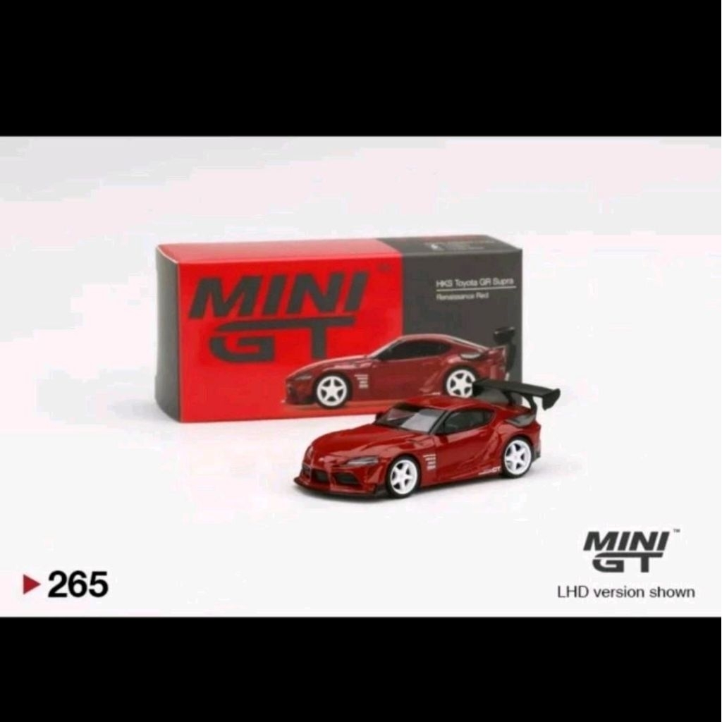 Diecast Koleksi Mini GT Mobil HKS Toyota GR Supra No.265