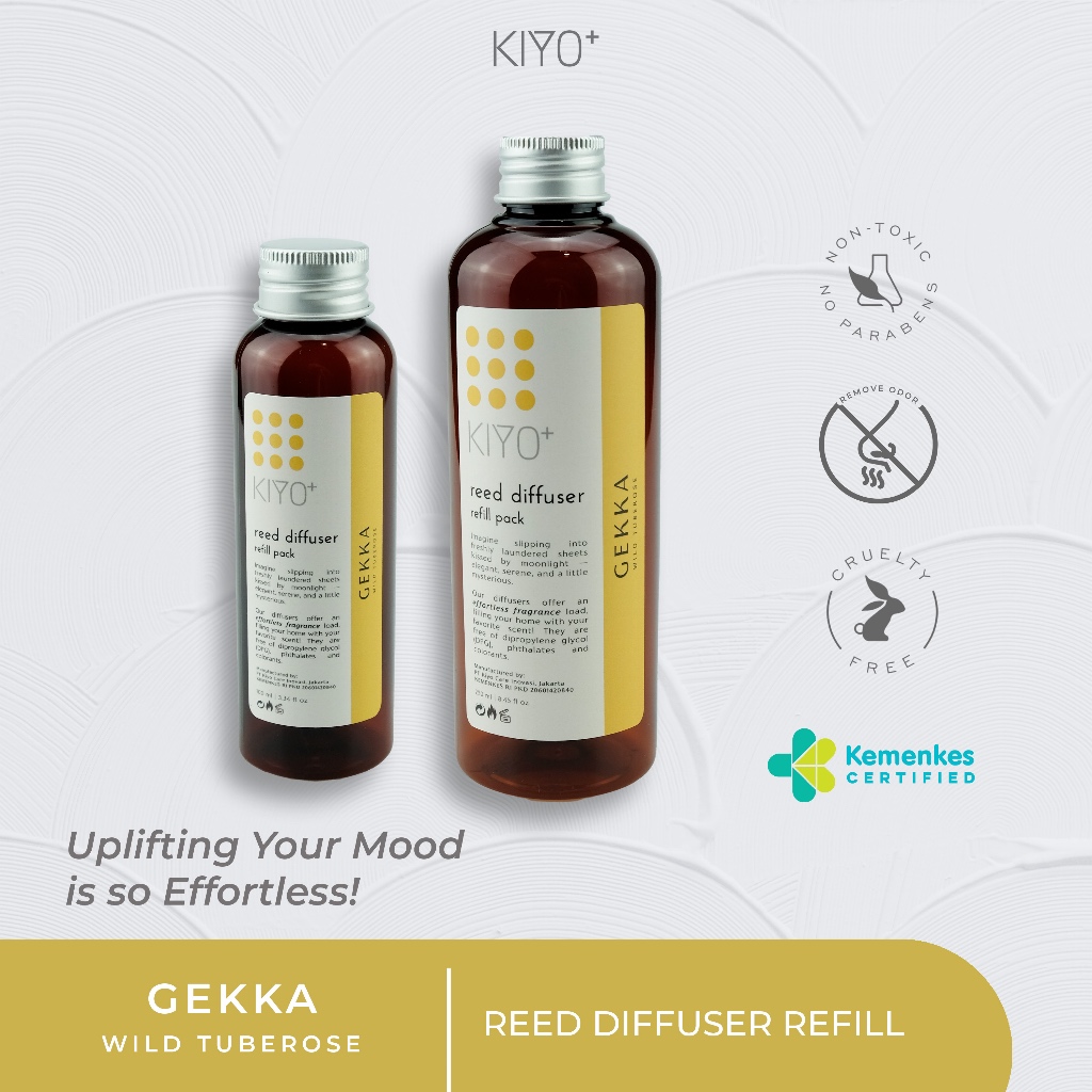 KIYO+ Reed Diffuser Refill GEKKA / Wild Tuberose