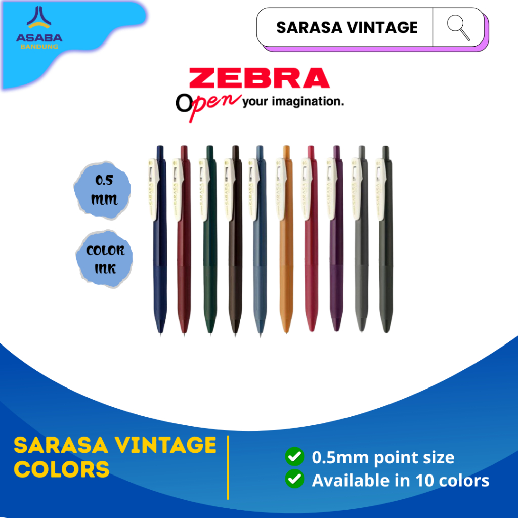 

Asaba Bandung - Zebra Sarasa Clip 05 Vintage