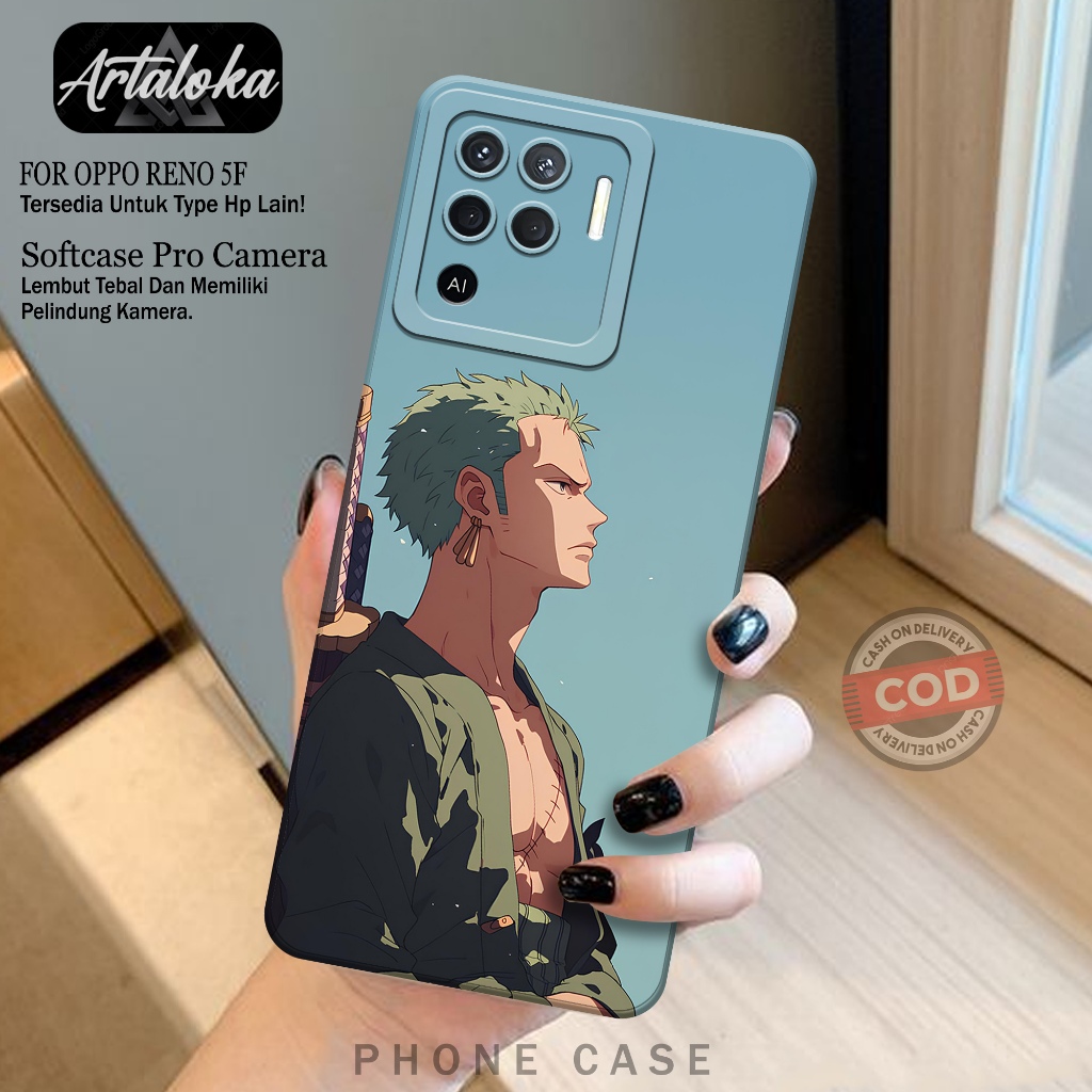 Softcase OPPO RENO 5F Fashion Case Anime Case Hp OPPO RENO 5F Silikon Pro Camera OPPO RENO 5F Kesing