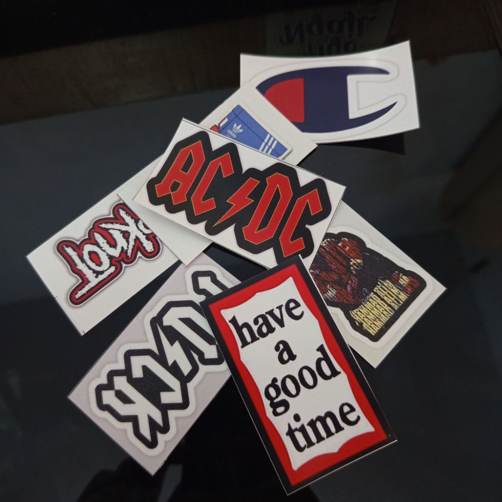 

Stiker custom 7 pcs vinil susu, kemasan ziplock | hemat