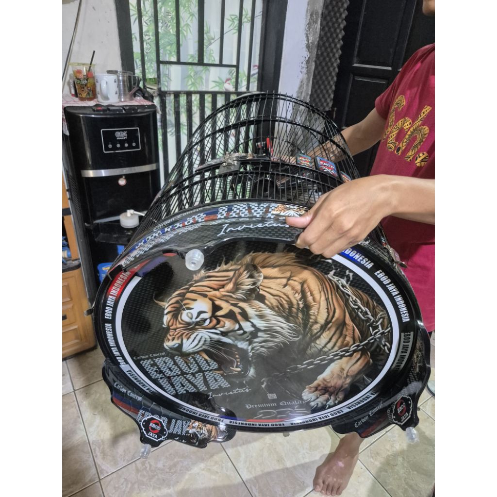 SANGKAR MURAI DECAL EBOD JAYA INVICTUS NO. 2 SERIES CARBON MACAN
