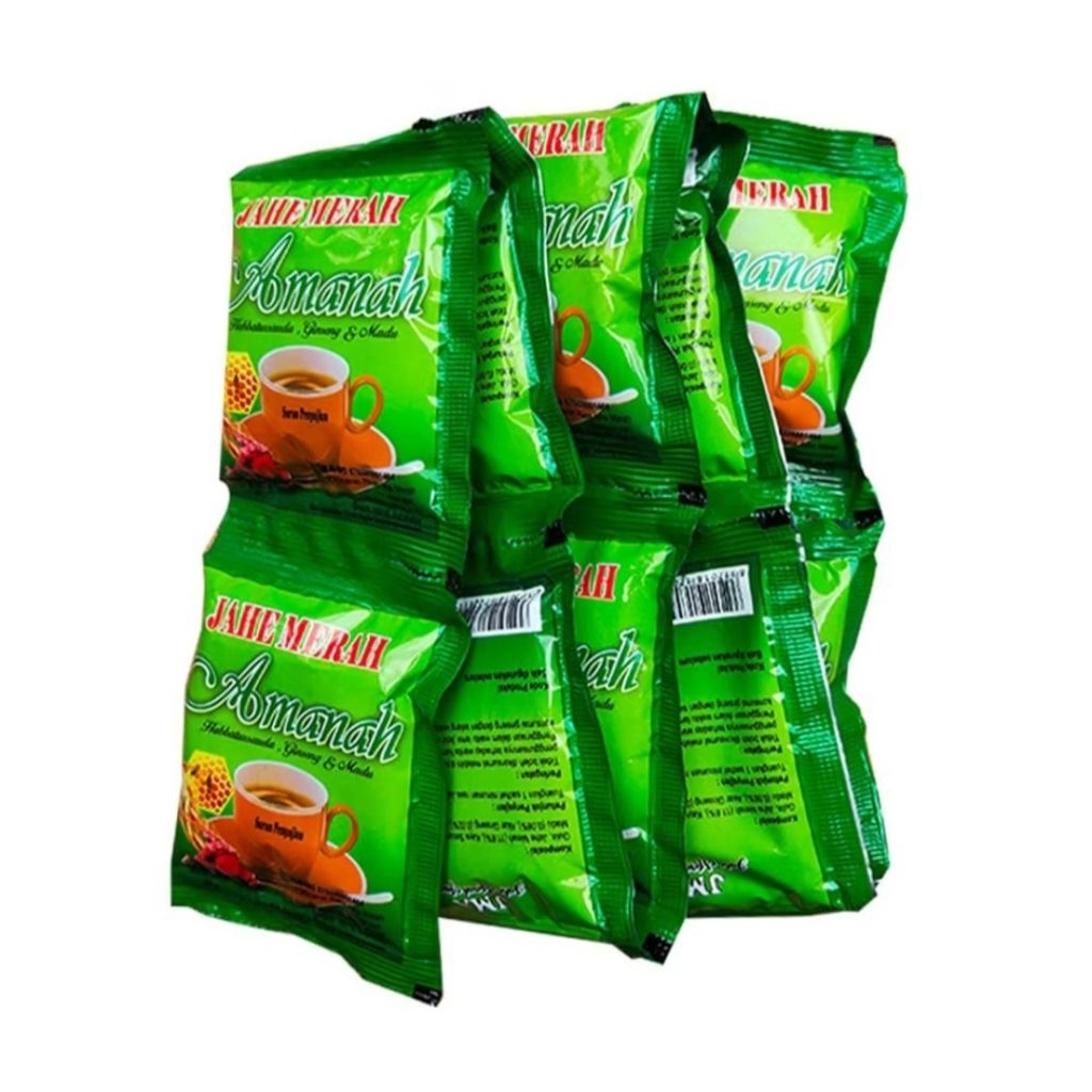 

JAHE MERAH AMANAH PER RENCENG. 12 SACHET