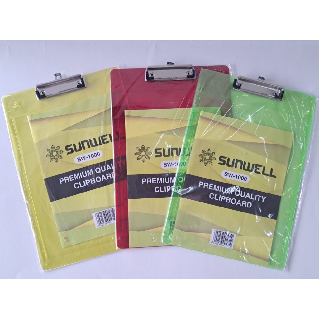 

Clipboard papan ujian warna transparan ukuran F4