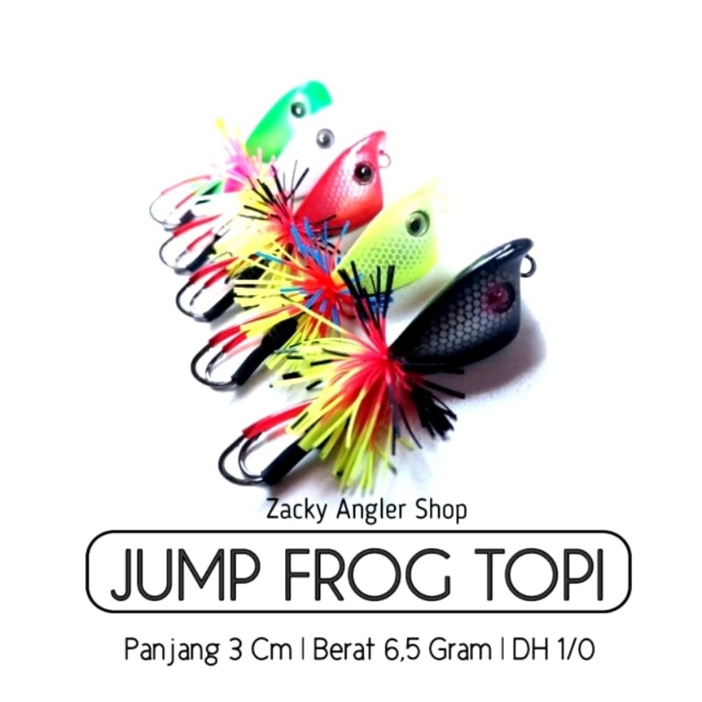 Jump Frog Topi Mini 3 Cm RAZ Lure Umpan Casting Gabus