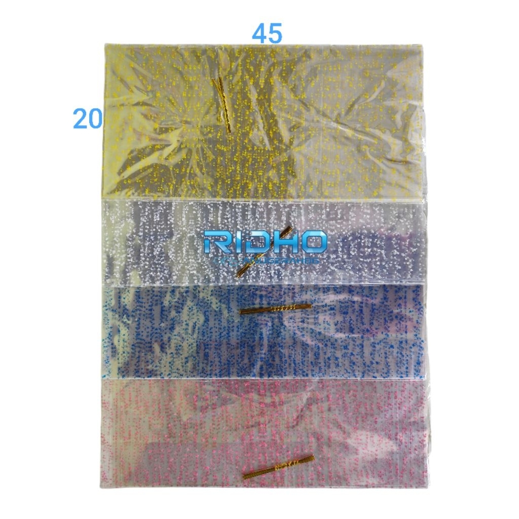 

0pp flower plastik farcel plastik snak (isi 12pcs)( UK 20X45CM)
