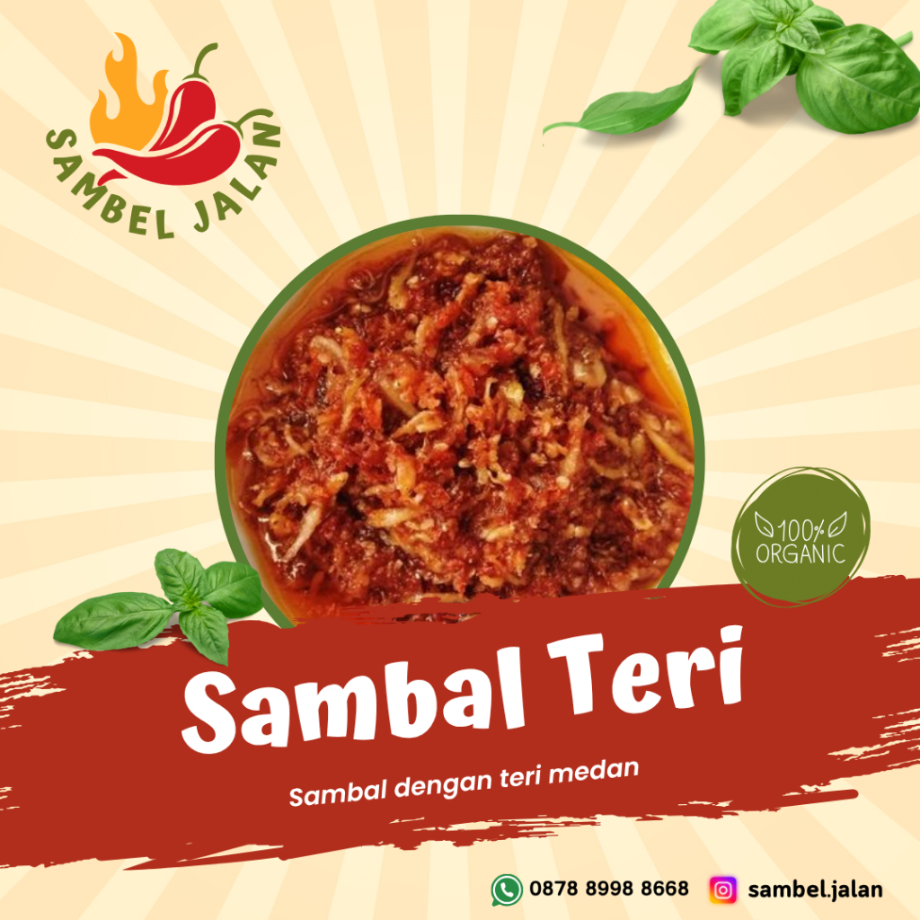 

Sambel Jalan / Sambal Teri 200g 500g 1kg Makan Nasi, Lauknya Sambal