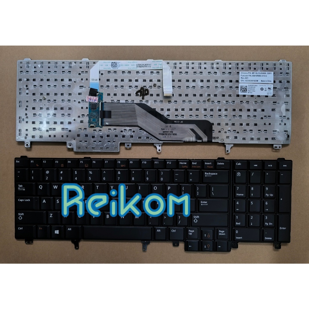 Keyboard Dell Latitude E5520 E5520m E5530 E6520 E6530 E6540 M6600