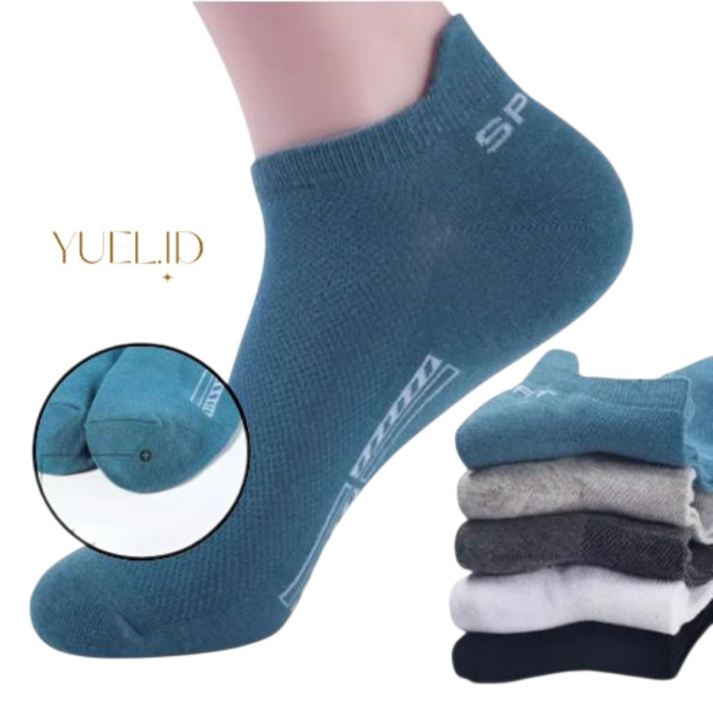 (sport pendek kuping) kaos kaki sport pendek / kaos kaki olahraga pendek pria wanita