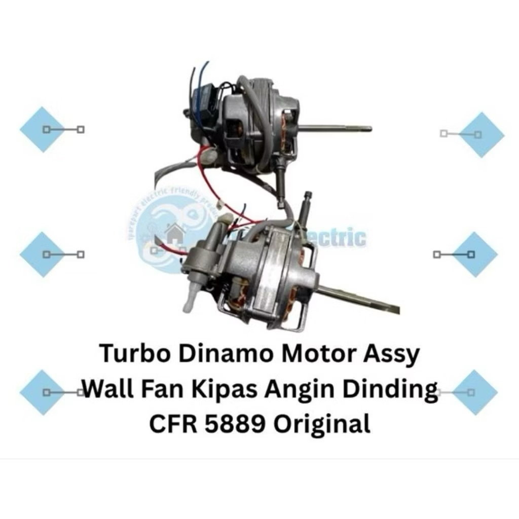BEST DEALS DINAMO KIPAS ANGIN WALLFAN TURBO CFR 5889 / MOTOR KIPAS ANGIN DINDING TURBO CFR-5889