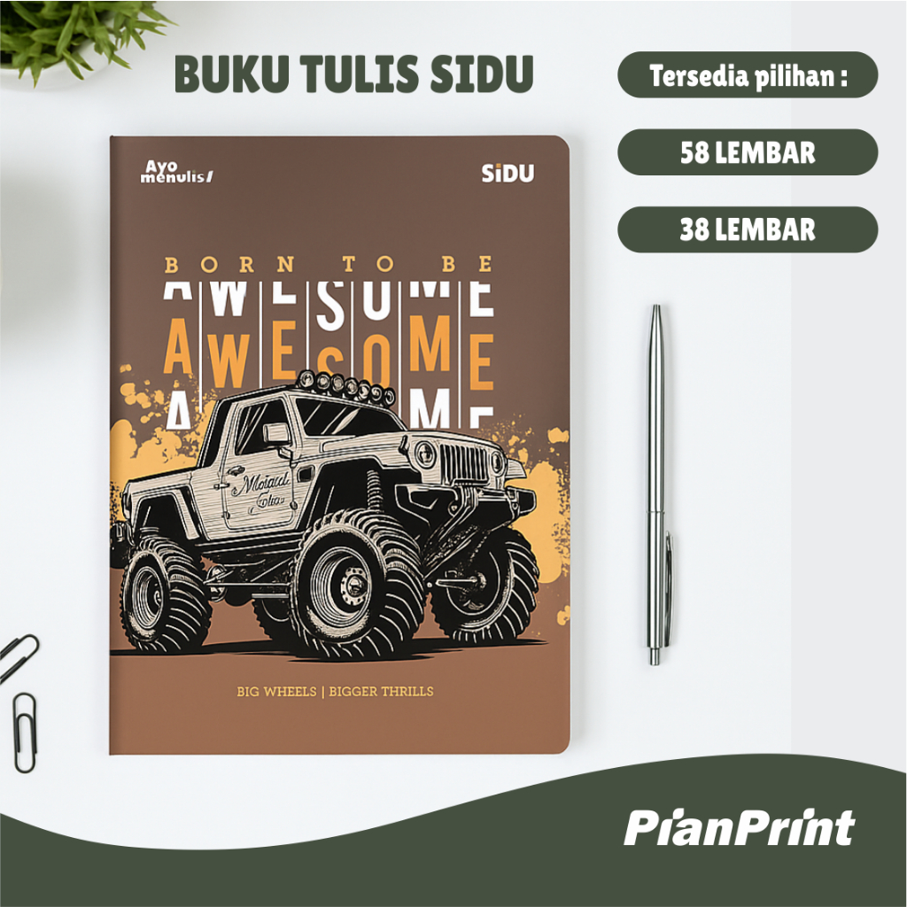 

Buku tulis Sidu | Buku tulis sidu 38 lembar | buku tulis sidu 58 Lembar 1 pack