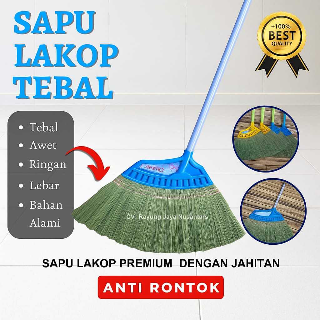 SAPU LANTAI RAYUNG ASLI PURBALINGGA PREMIUM ANTI RONTOK [LAKOP NS]