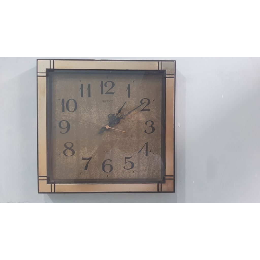 Jam dinding SEIKO mesin ori SEIKOSHA vintage bekas jadoel