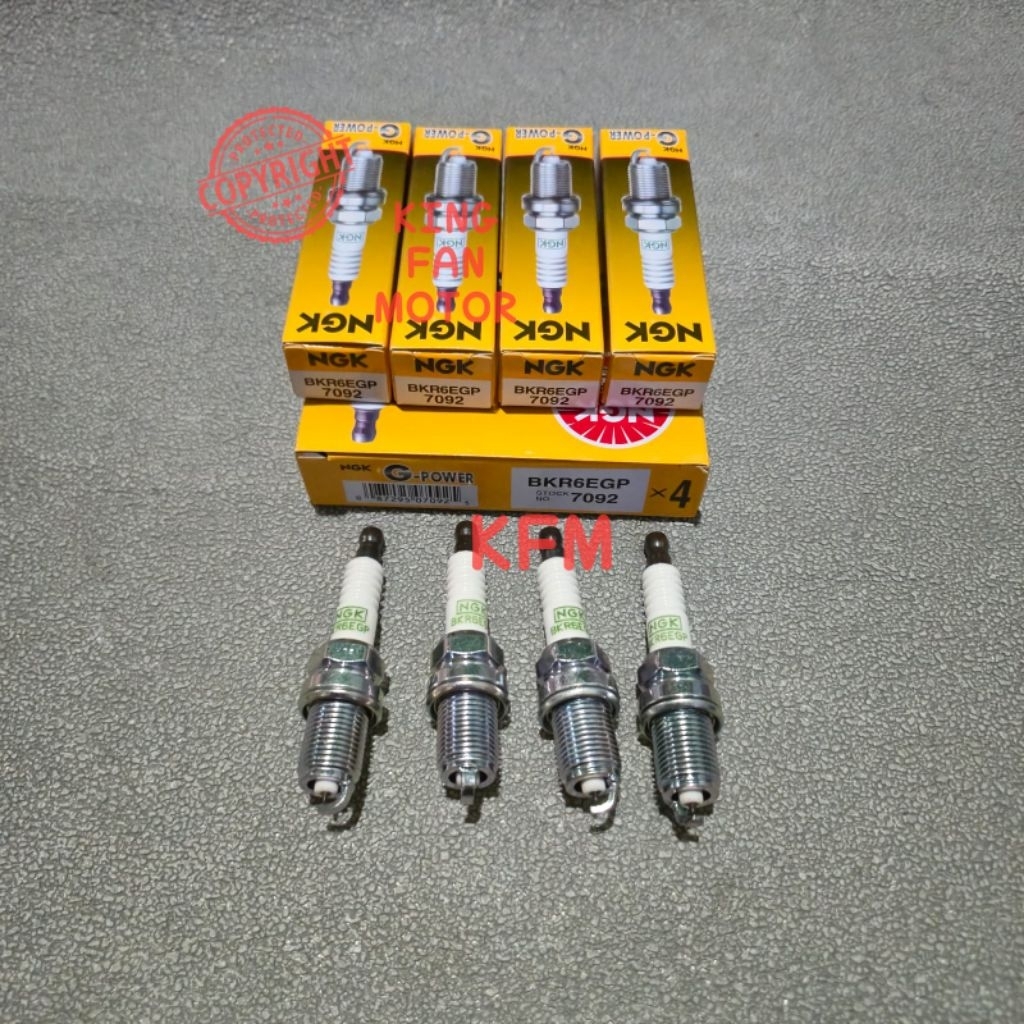 BUSI IRIDIUM NGK APV SWIFT SX4 ESPASS AERIO CAMRY BKR6EGP 4PC