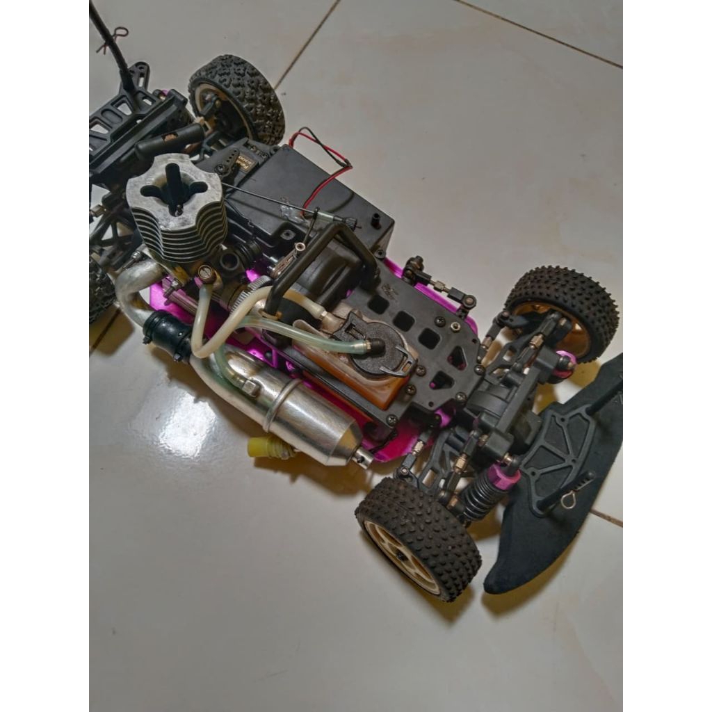rc mobil remote engine nitro 1/10 rally onroad