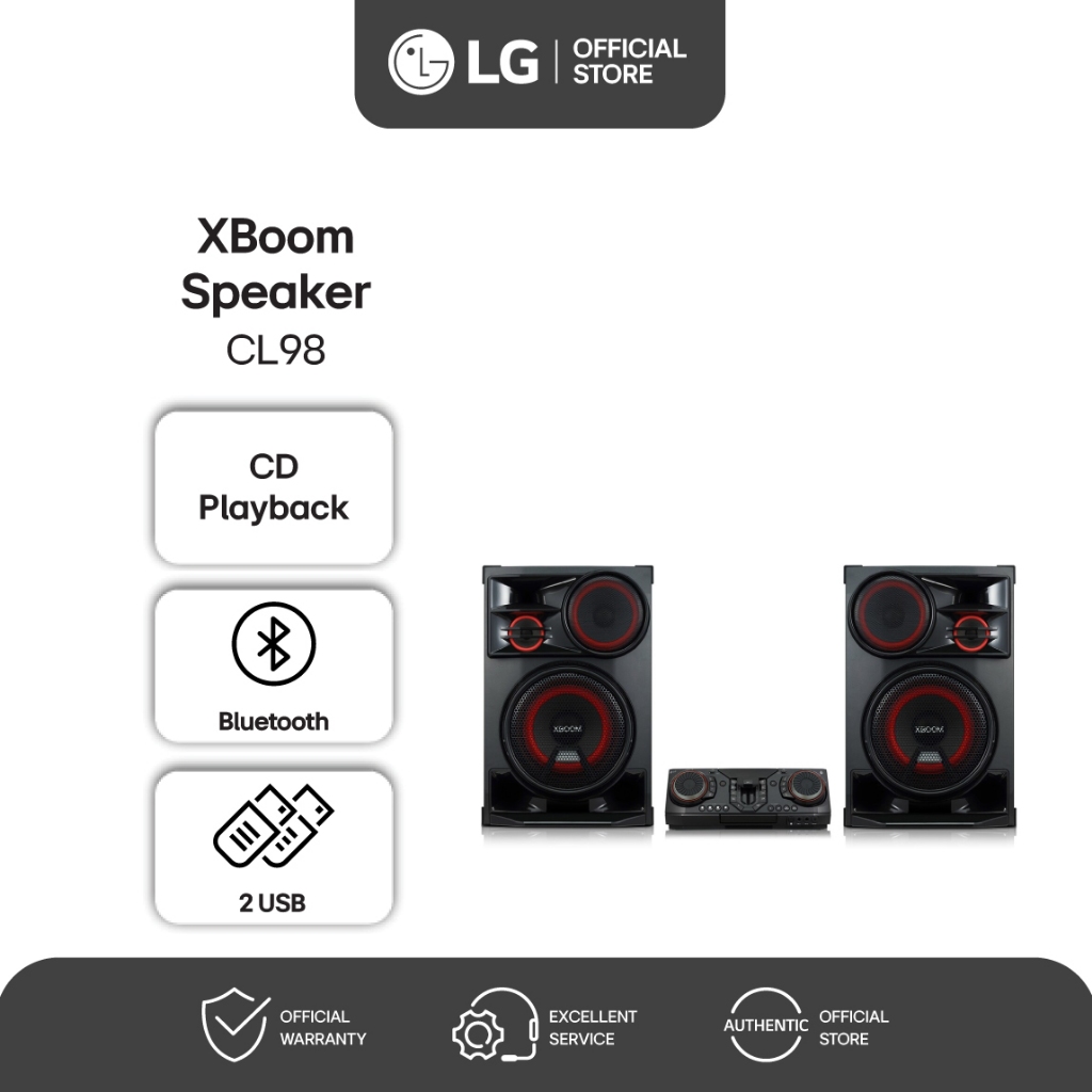 LG XBOOM Bluetooth USB Stereo  DJ Pad - Part Accelerator - Lighting MultiWarna - CL98