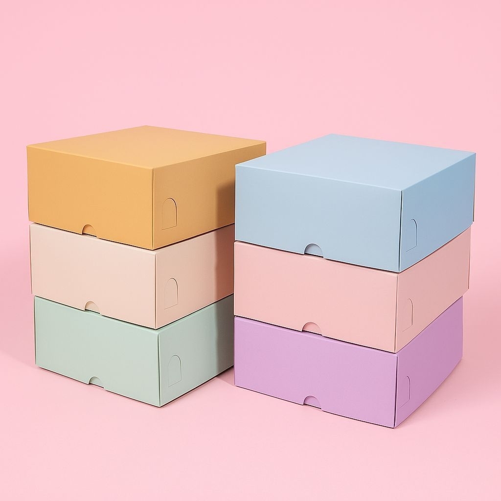 DUS NASI KOTAK POLOS AESTHETIC WARNA WARNI