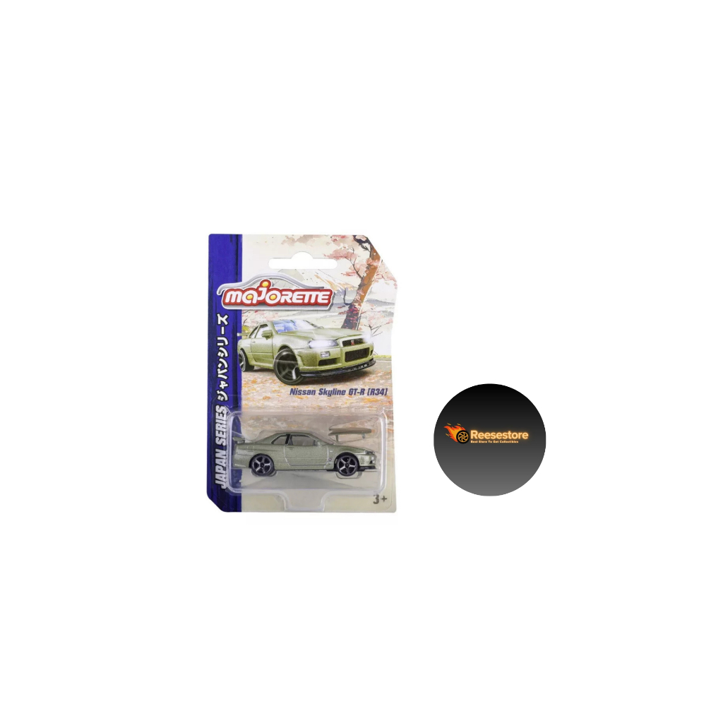 Majorette Nissan Skyline GTR R34 Japan Series-Hijau