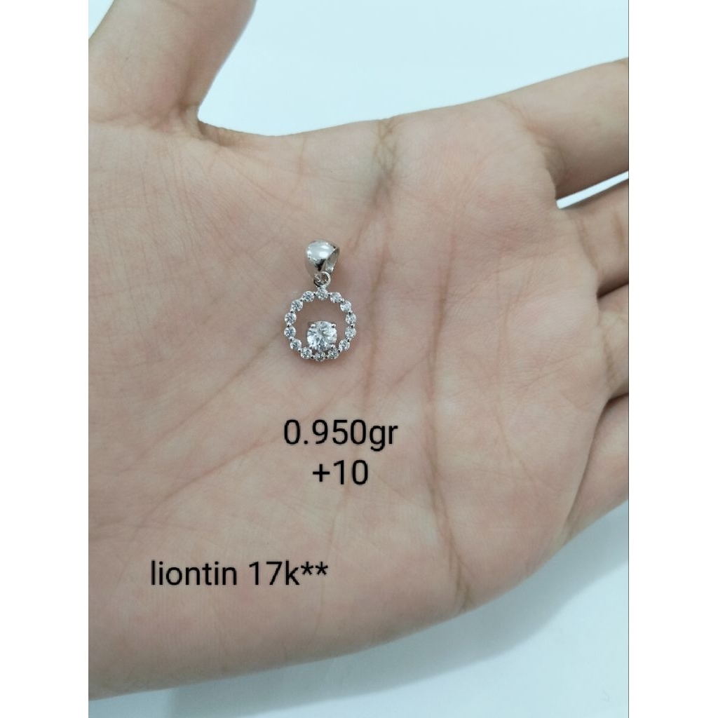 liontin emas 17 karat