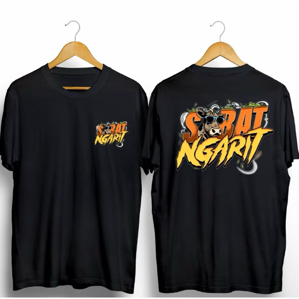 KAOS ATASAN DISTRO UNISEX KEREN SOBAT NGARIT