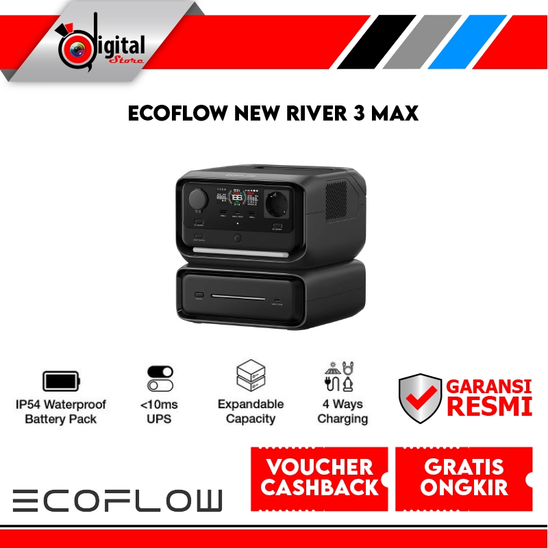 EcoFlow RIVER 3 Portable Power Station Professional